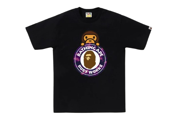 COLOR CAMO MILO ON BUSY WORKS TEE